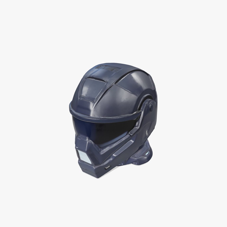 Futuristic Helmet D Model Pack