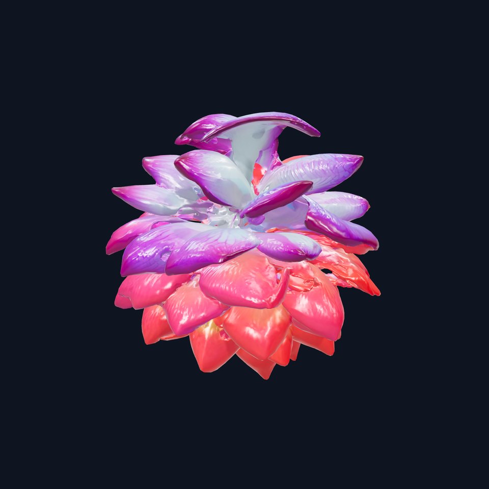 Glowing Flower Model Pack for D Rendering and Game Engines
