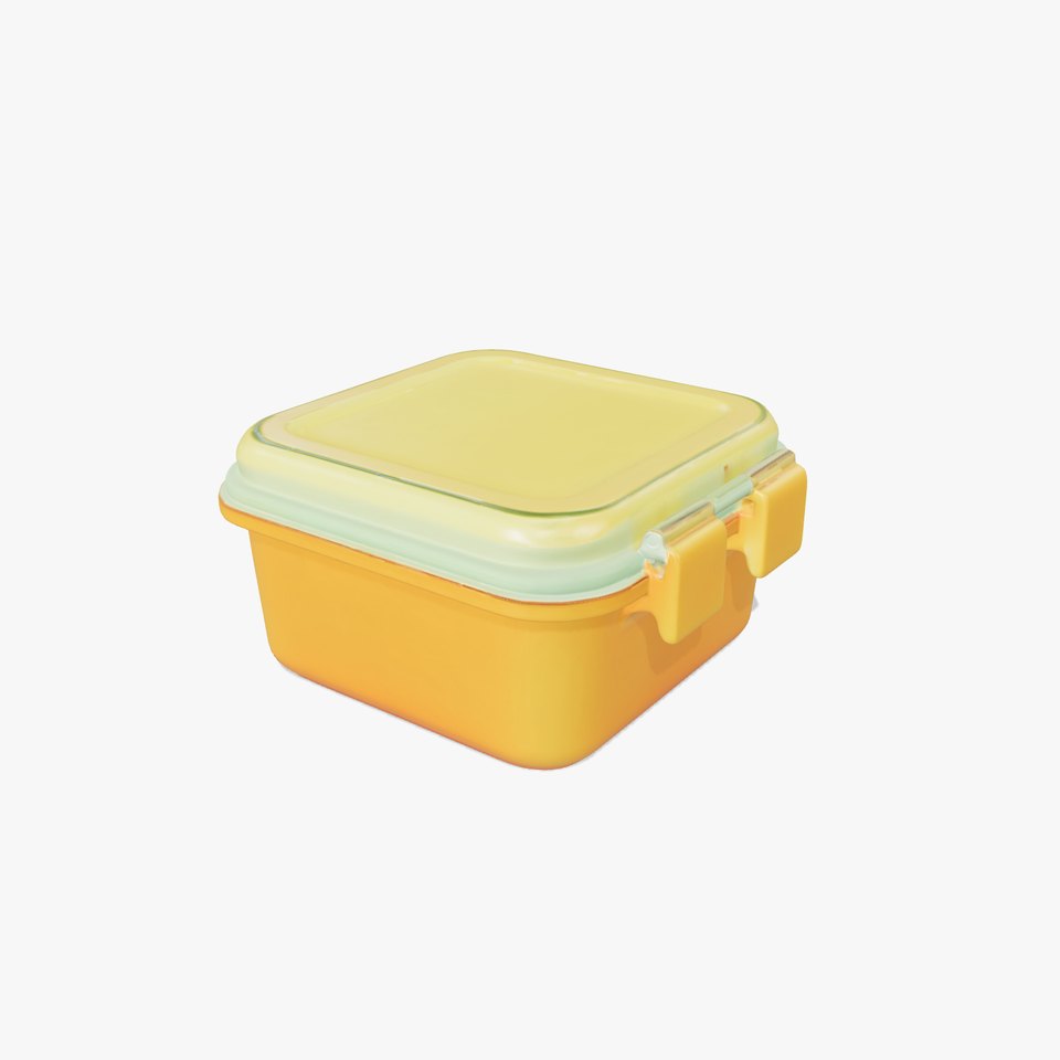 Food Container Model Pack with Snap Lid Design
