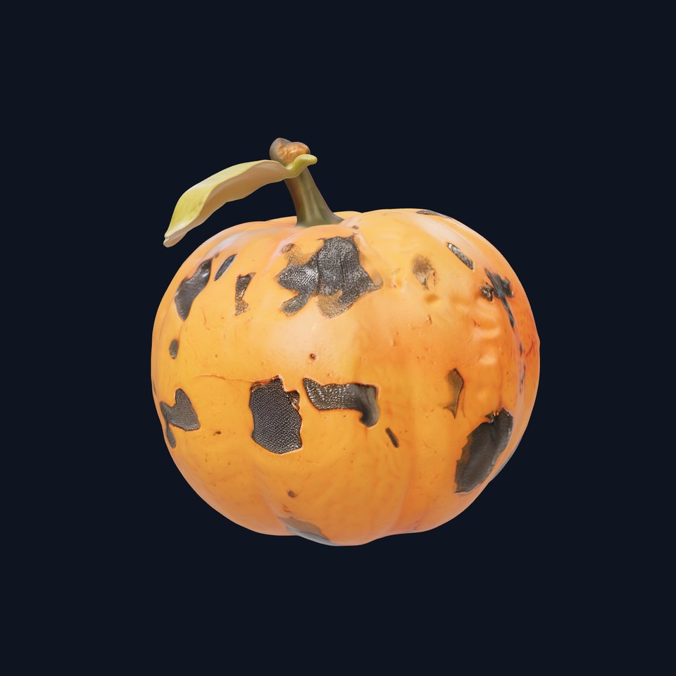 Speckled Pumpkin Model Pack for Game and Animation