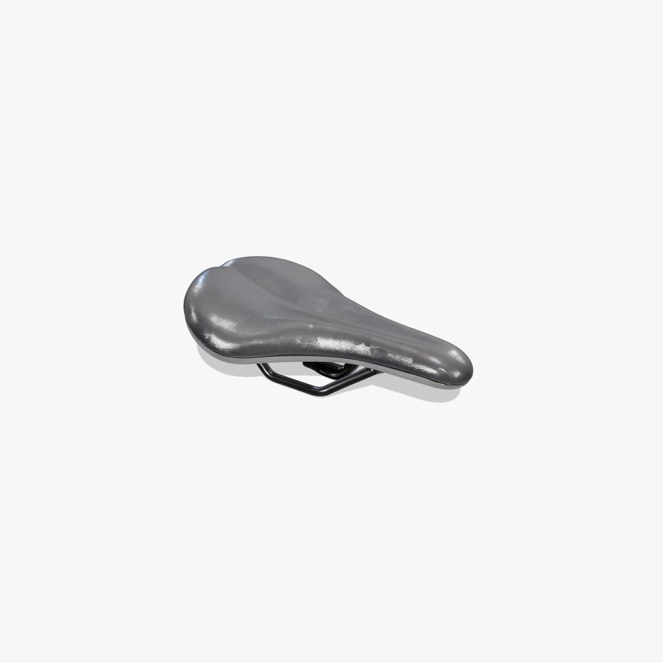 Ergonomic Bicycle Seat Model Pack with Detailed Textures