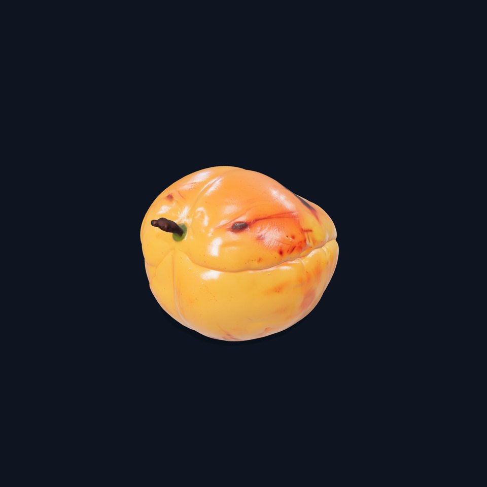 D Exotic Papaya Fruit Model Pack