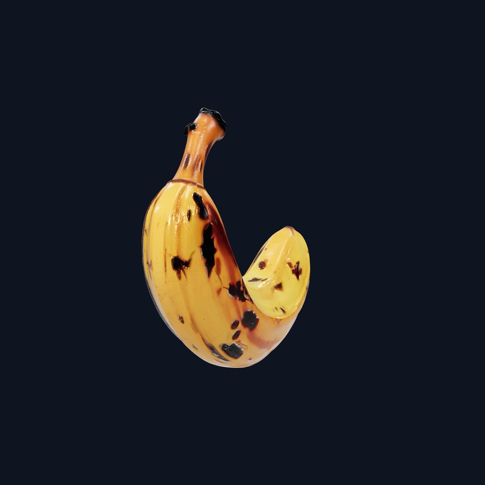 Overripe Banana D Model Pack