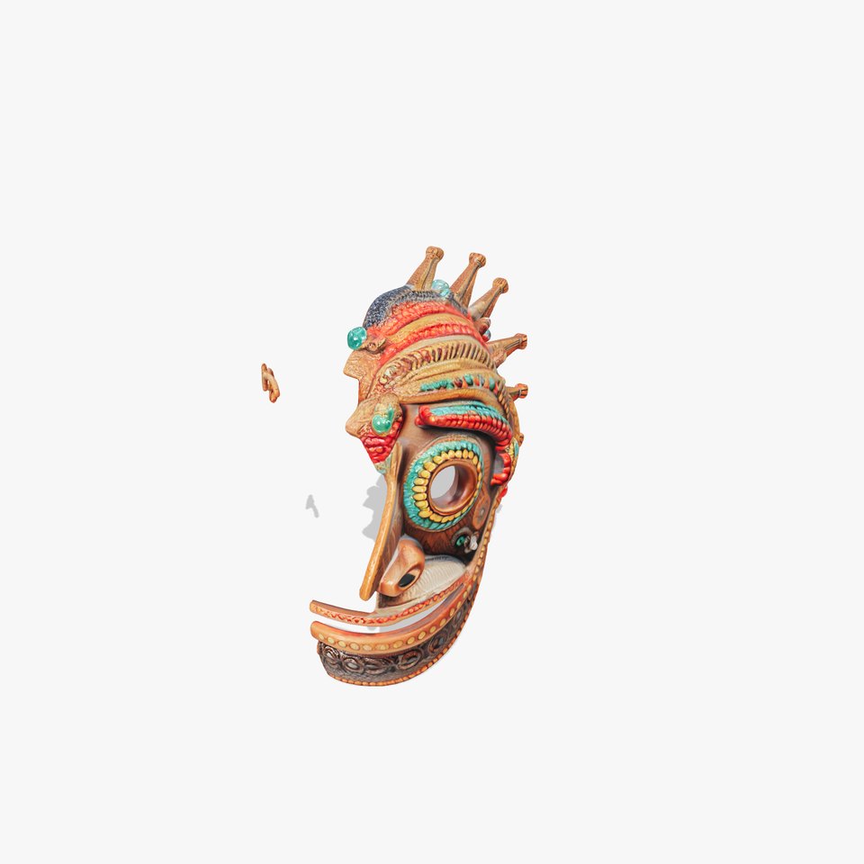 Intricate Tribal Mask Model Pack with Detailed Textures