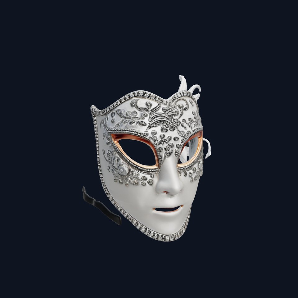 Intricate Venetian Mask Model Pack