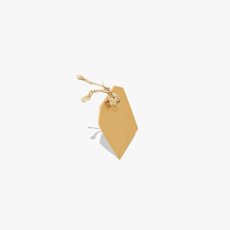 Vintage Paper Tag D Model Pack