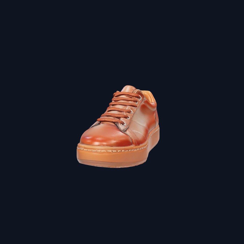 Casual Leather Sneaker D Model Pack
