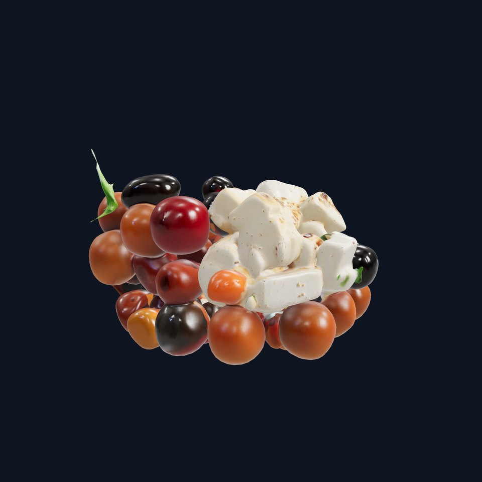 Mediterranean Snack Mix Model Pack with Olives and Cheese