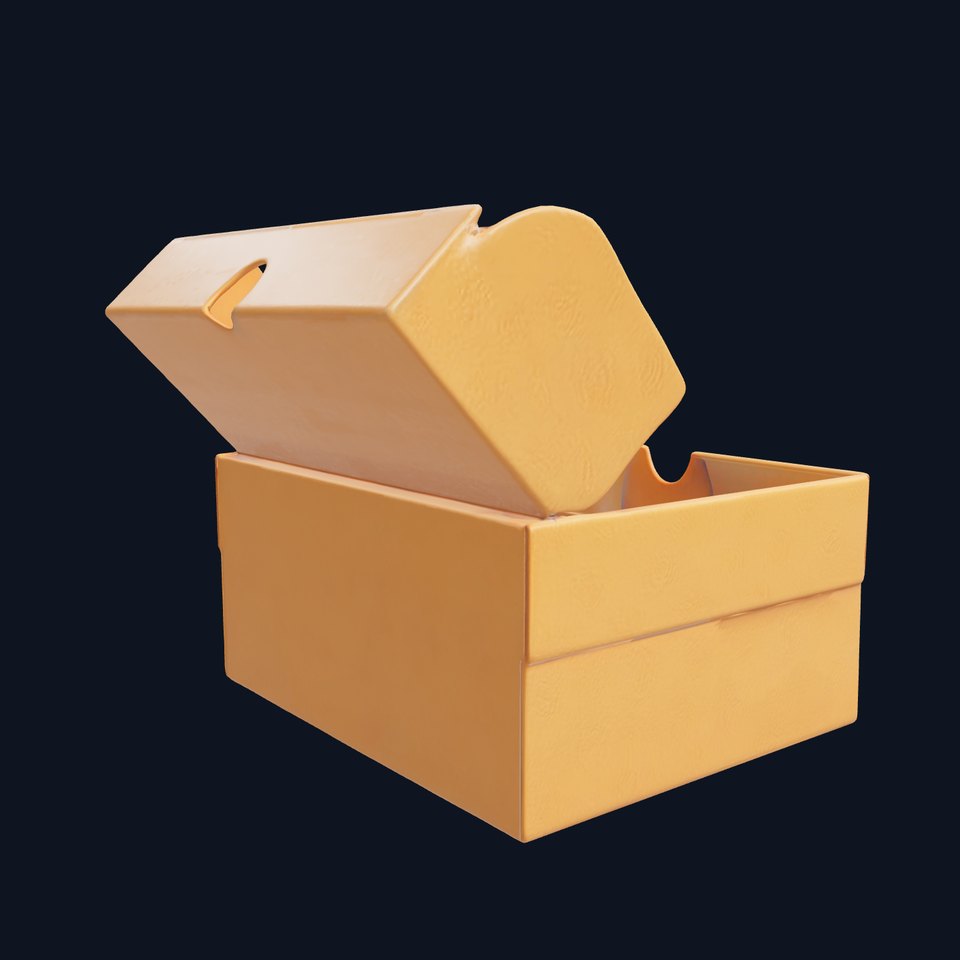 Cardboard Shoe Box Model Pack