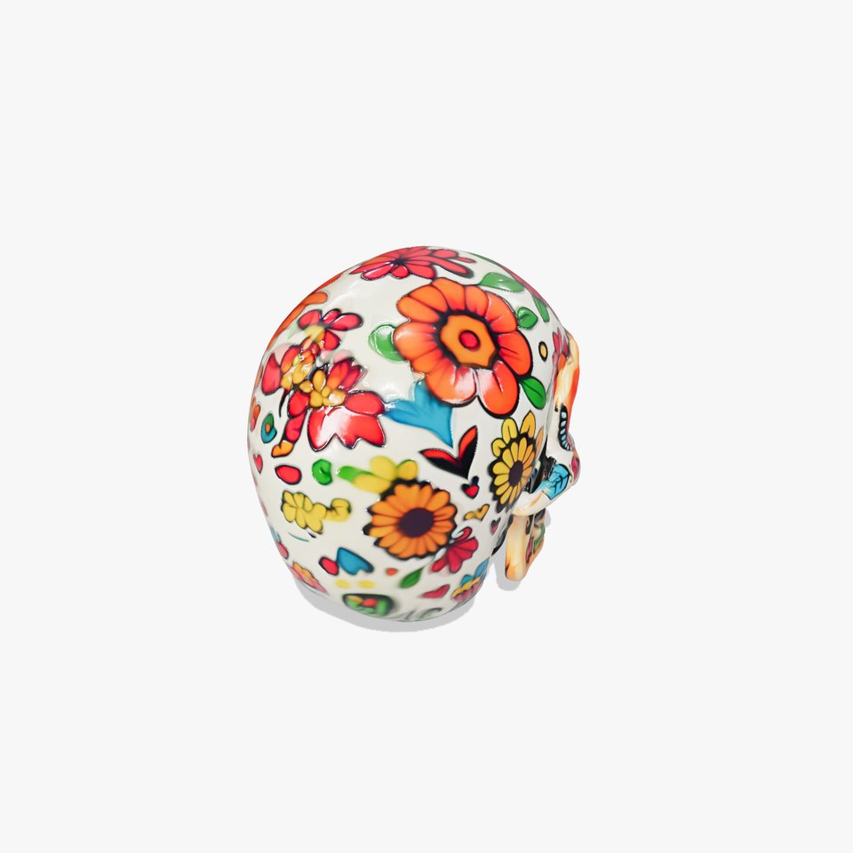 Colorful Sugar Skull Model Pack for Festive Designs