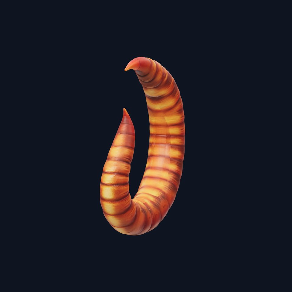 Segmented Creature Tail Model Pack