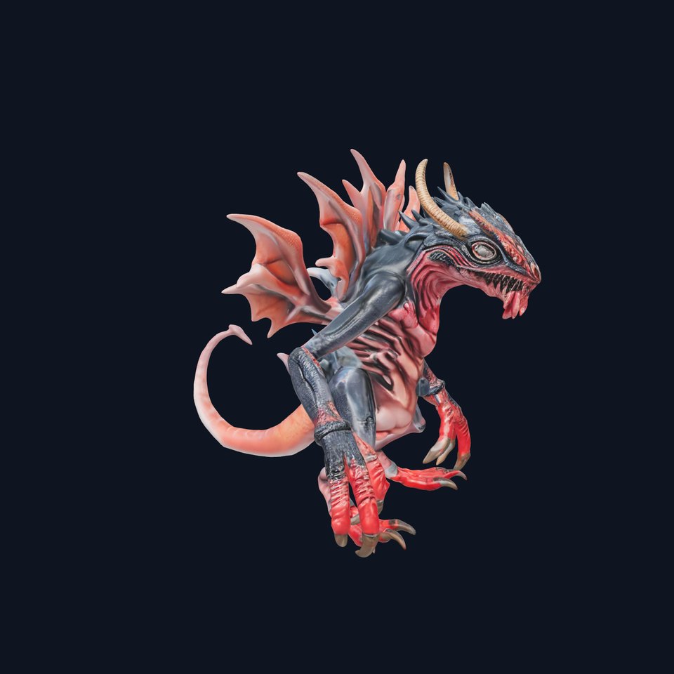 Fierce Dragon Creature Model Pack
