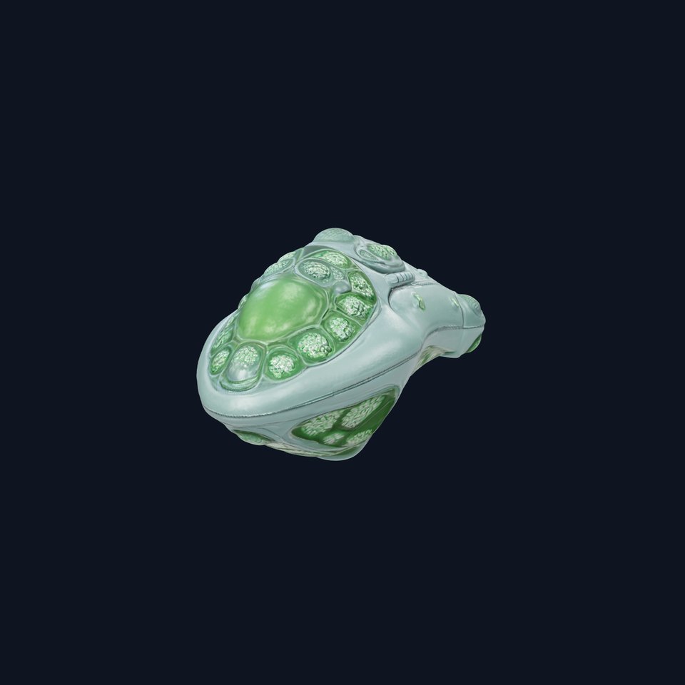 Futuristic Biomechanical Device Model Pack