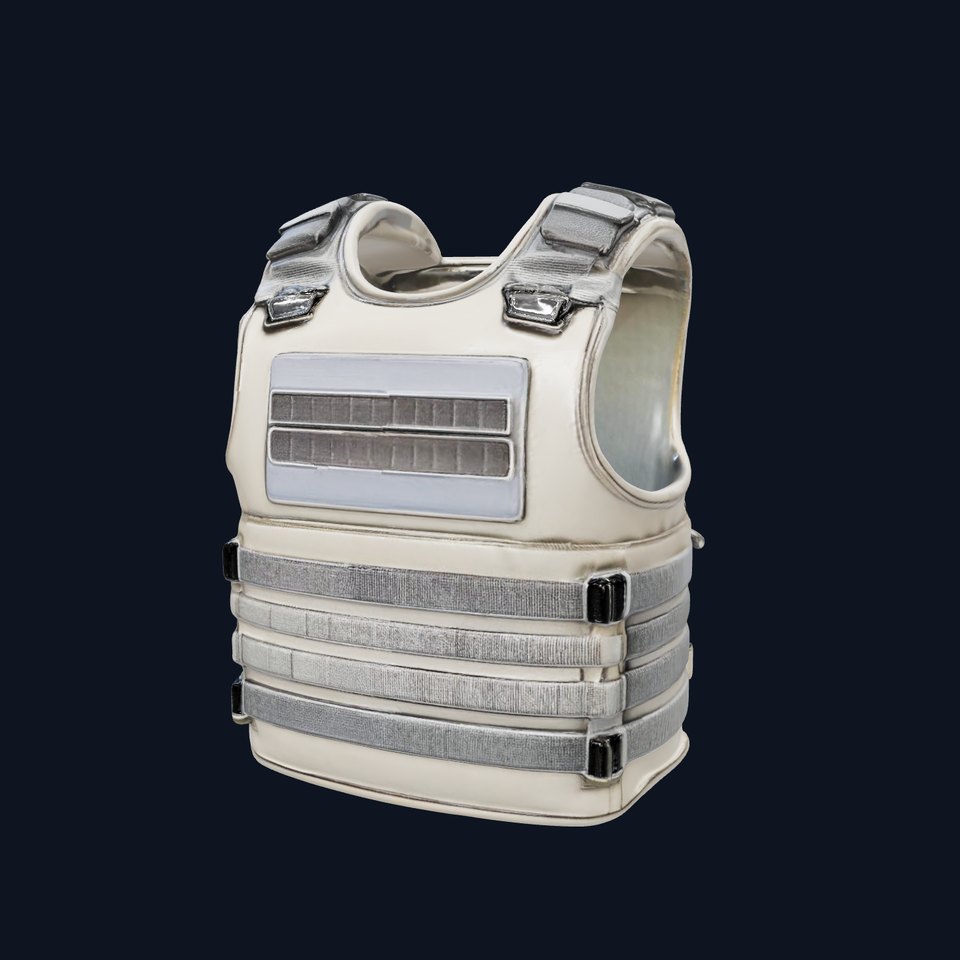 Tactical Vest D Model Pack for Games and Animation