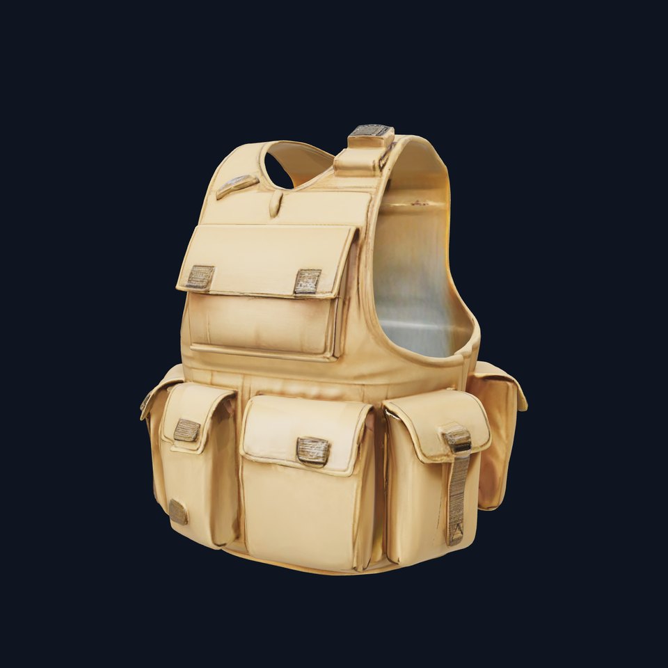 Tactical Vest Model Pack with PBR Textures