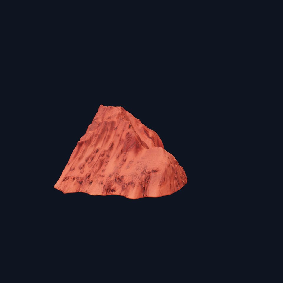 Desert Mountain Terrain Model Pack for Realistic Environments