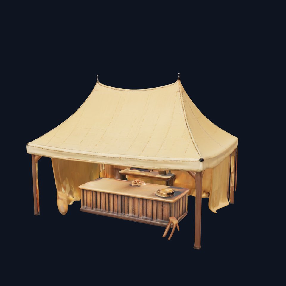 Medieval Market Stall Model Pack