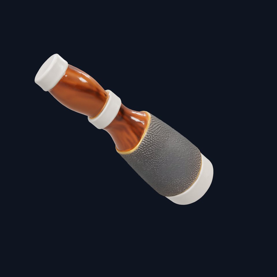 Wooden and Metal Handle Model Pack