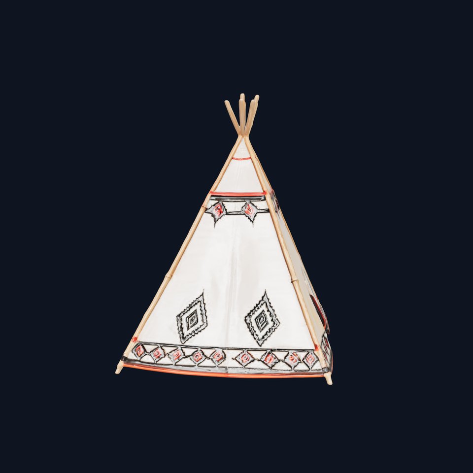 Native American Teepee Model Pack
