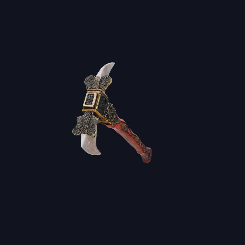 Fantasy Enchanted Axe Model Pack