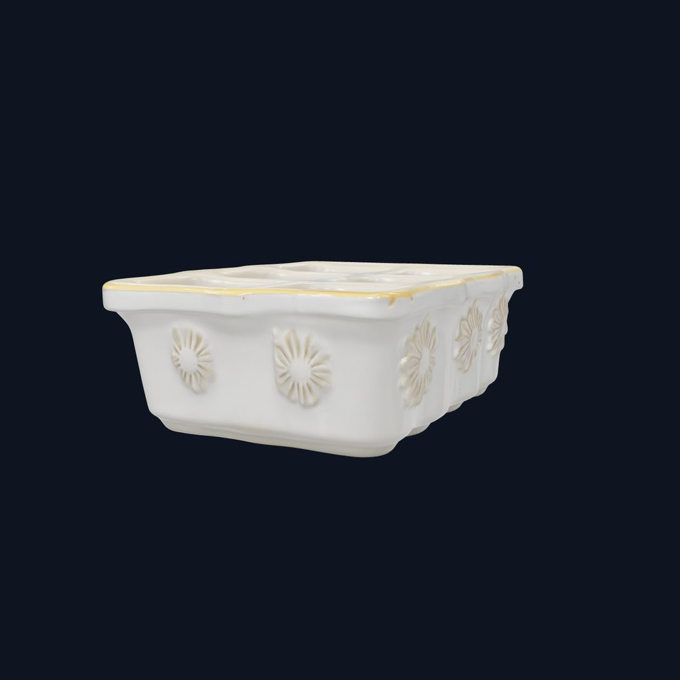 Floral Ceramic Muffin Tray Model Pack