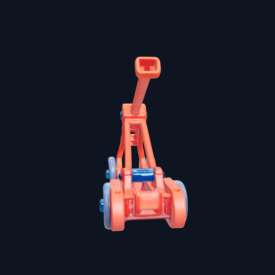 Toy Catapult Model Pack with Detailed Components