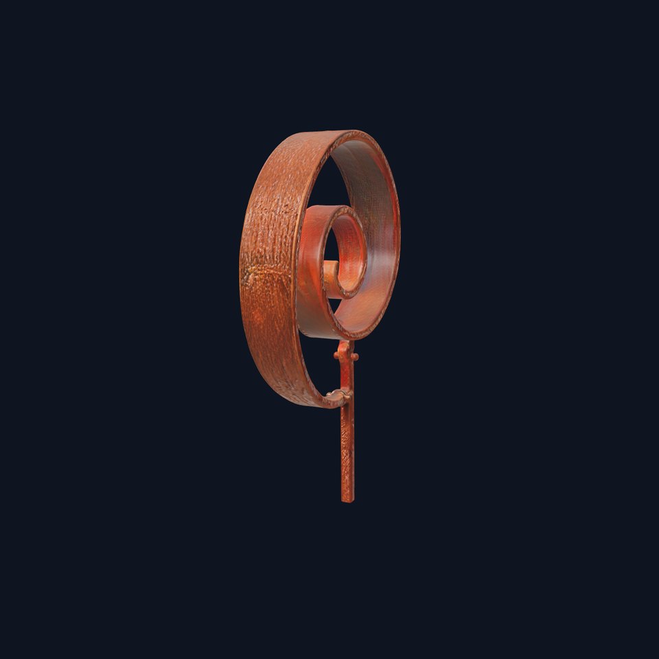 Decorative Iron Spiral Model Pack