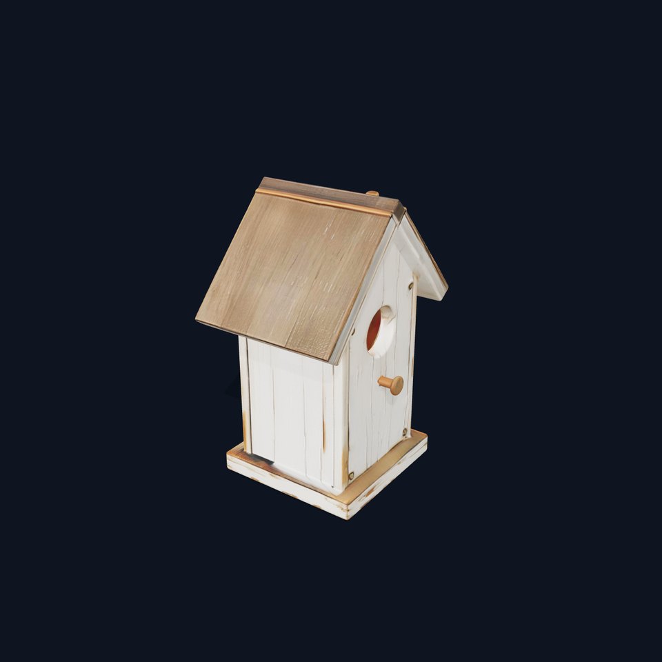 Rustic Birdhouse Model Pack