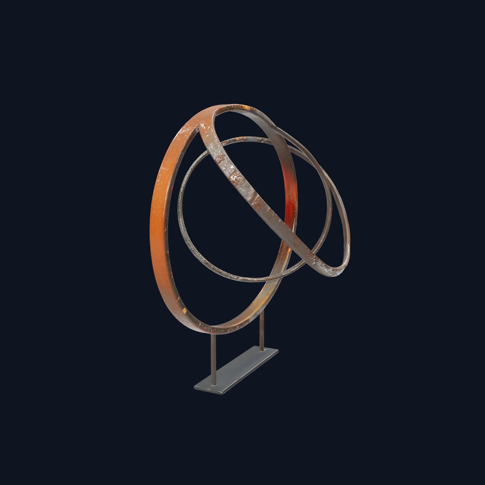 Modern Art Sculpture Model Pack