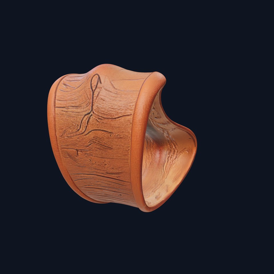 Organic Wooden Sculpture Model Pack