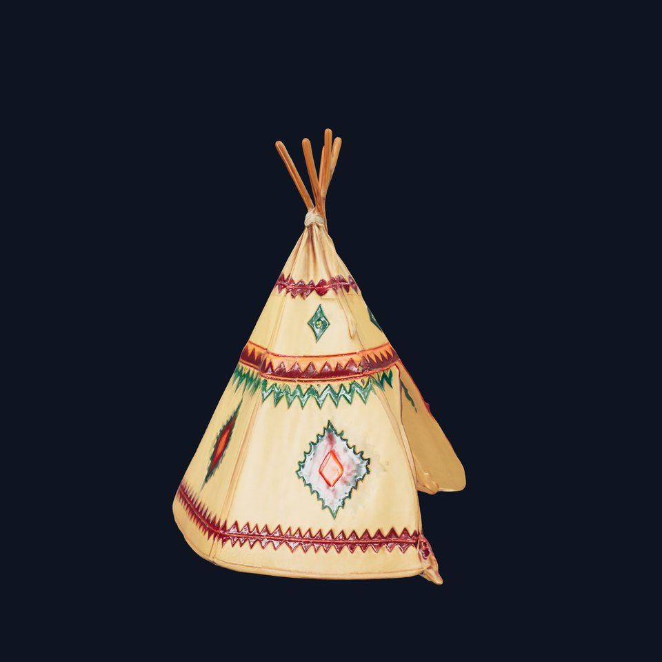 Traditional Teepee Tent Model Pack