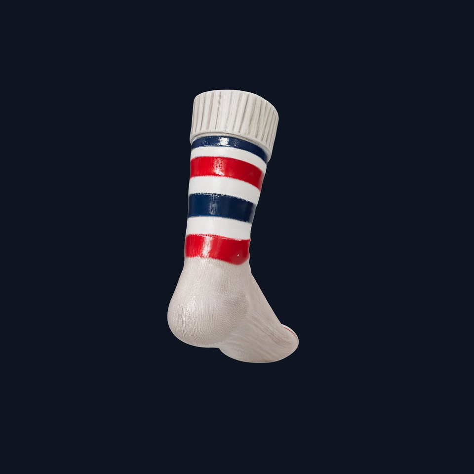 Striped Sock Model Pack for Versatile Applications