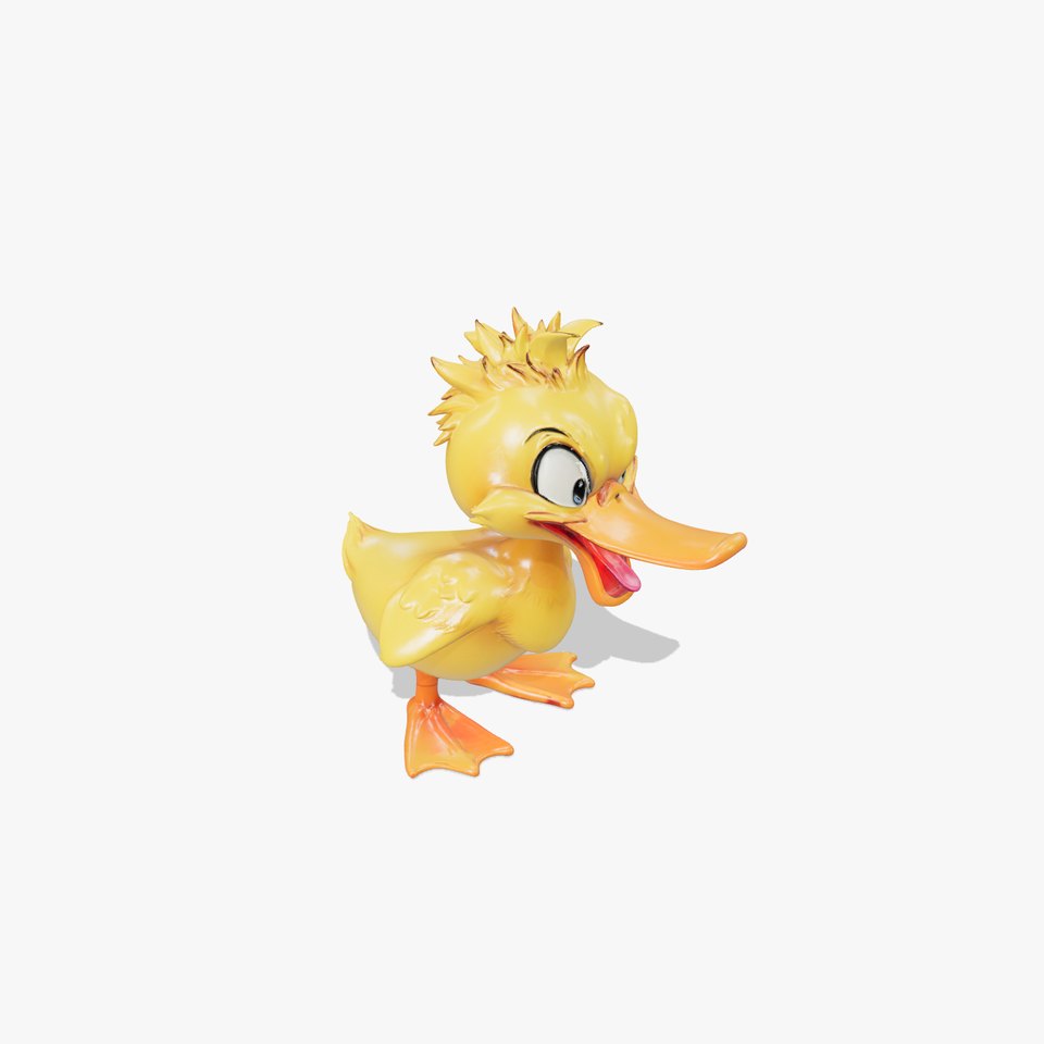 Animated Duck Character Model Pack
