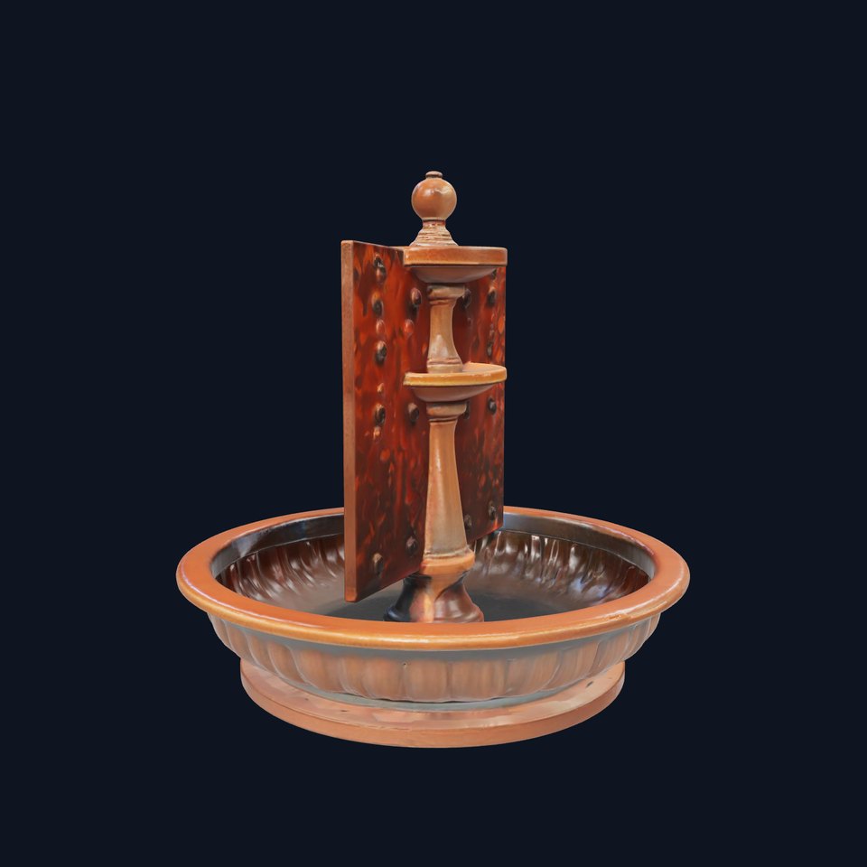 Rustic Industrial Fountain Model Pack