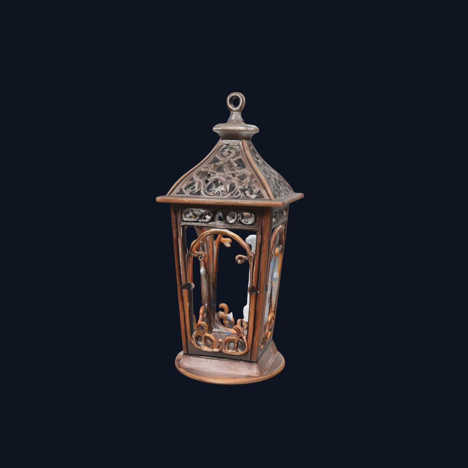 Ornate Vintage Lantern Model Pack