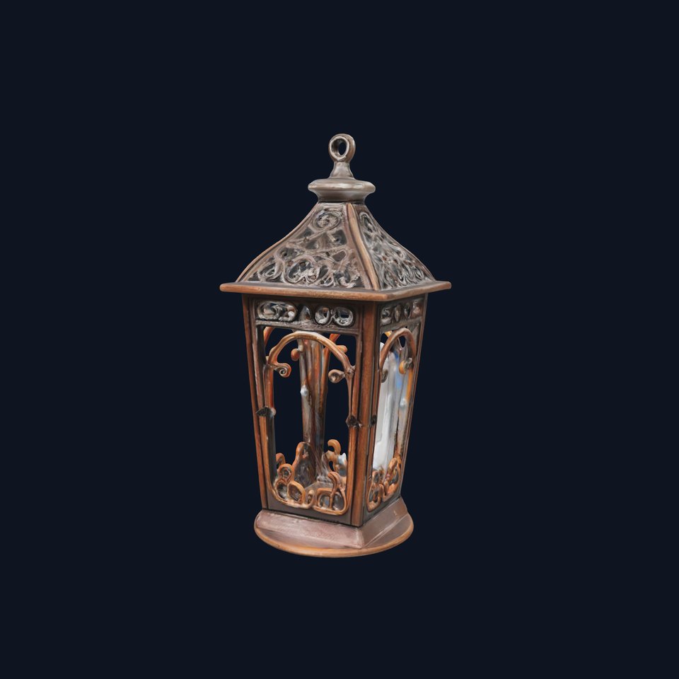 Antique Lantern Model Pack with Decorative Ironwork