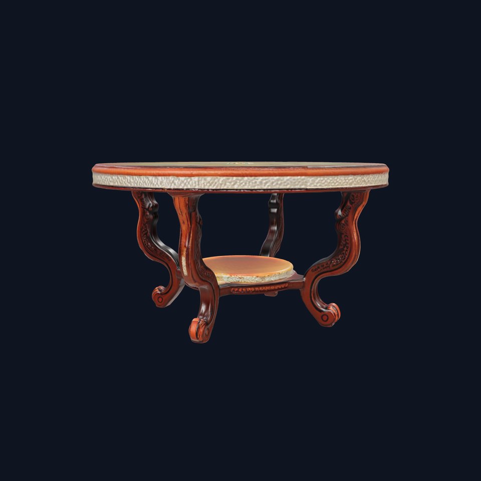 Mosaic Round Table Model Pack