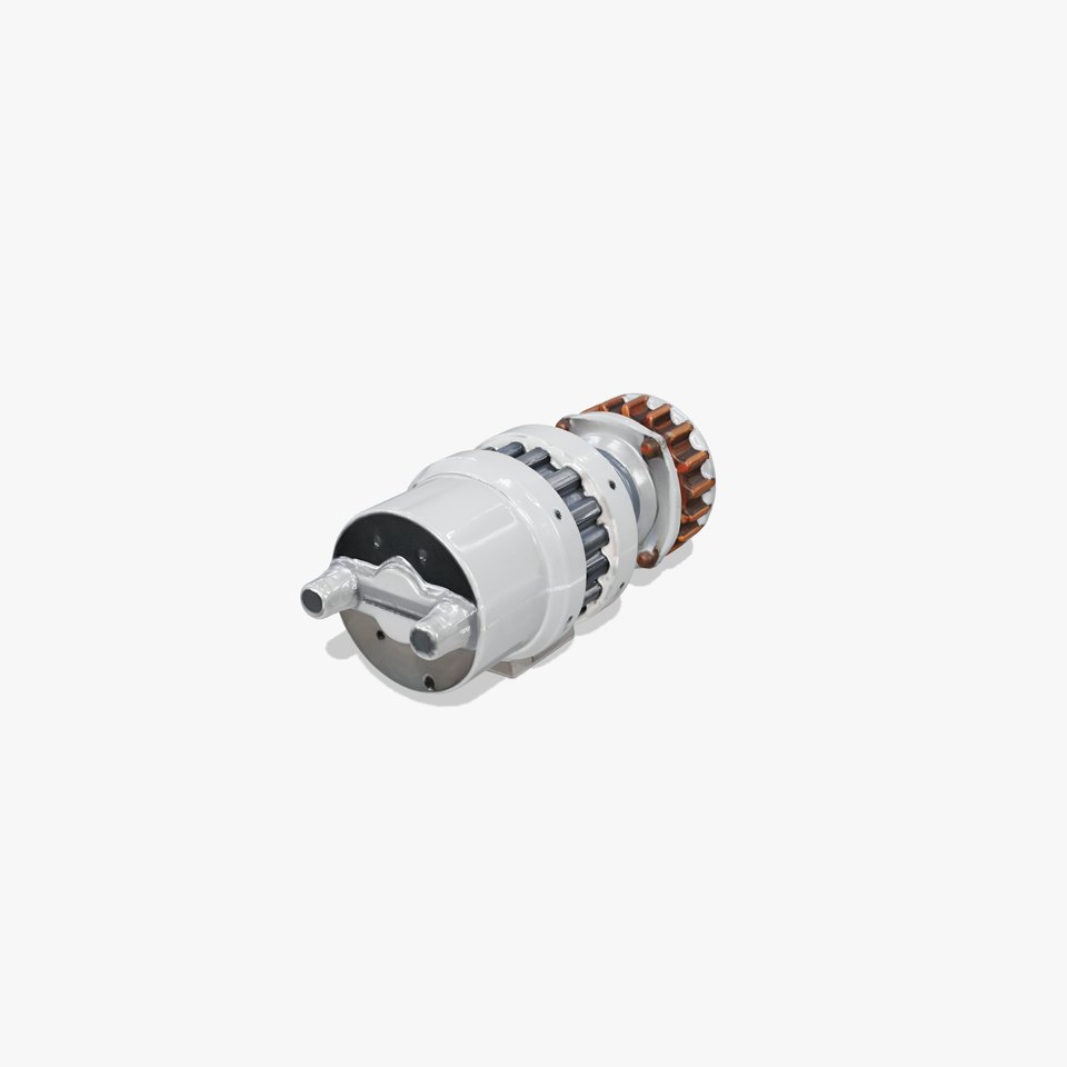 Detailed Electric Motor Model Pack for Gaming and Simulation