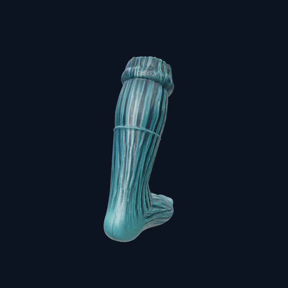 Ribbed Knit Sock Model Pack for Diverse Applications