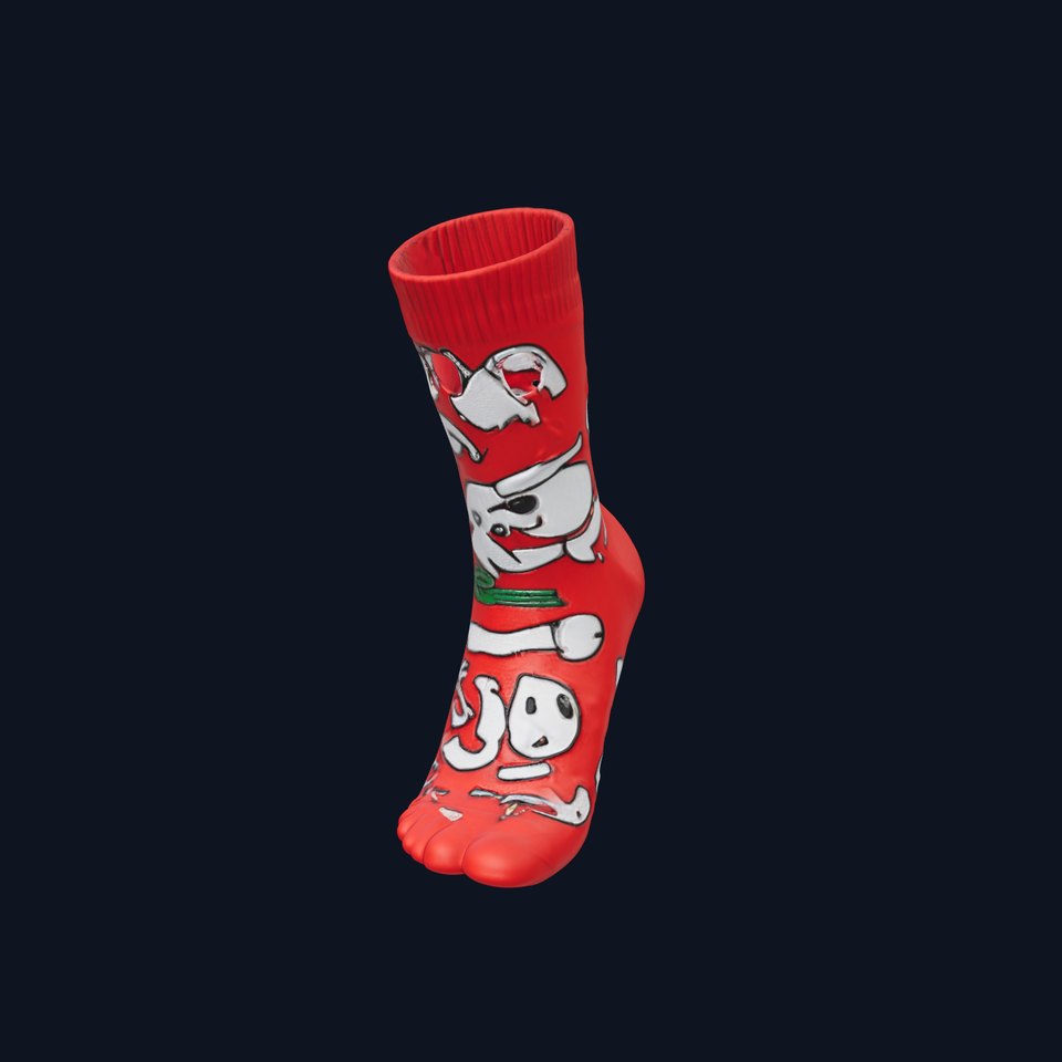 Animated Character Sock Model Pack