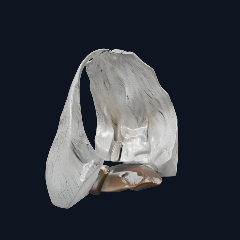 Natural Stone Arch with Waterfall Model Pack