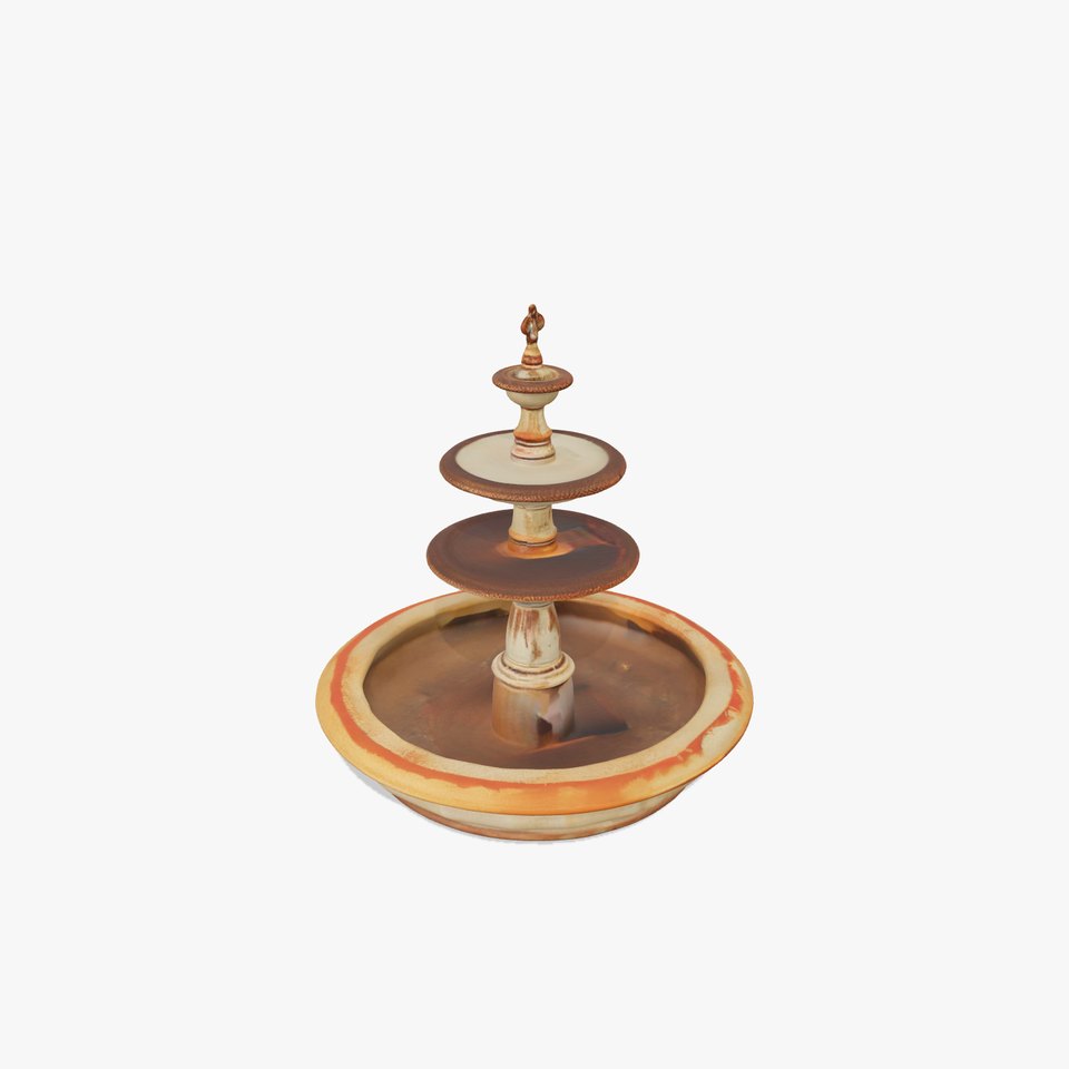 Elegant Tiered Fountain Model Pack