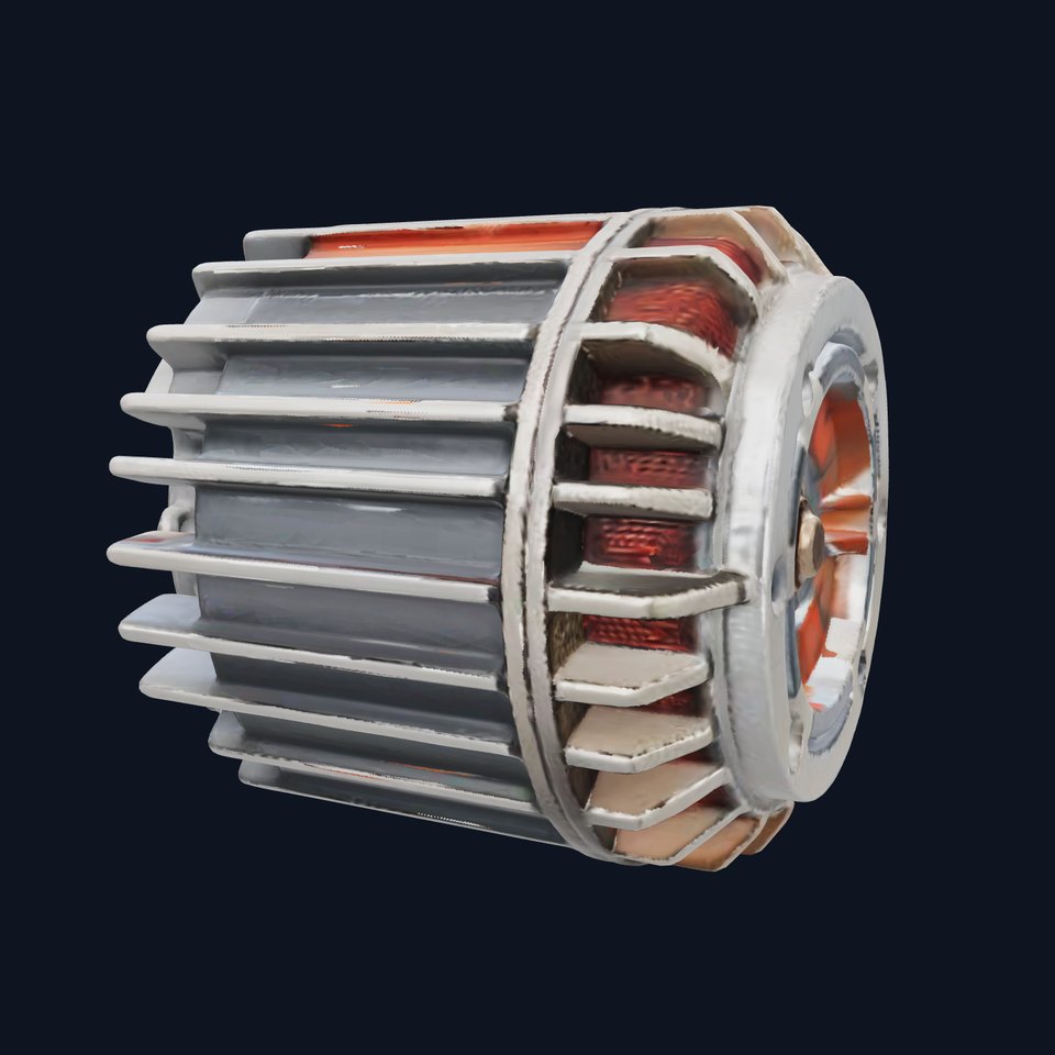 Electric Motor Rotor D Model Pack