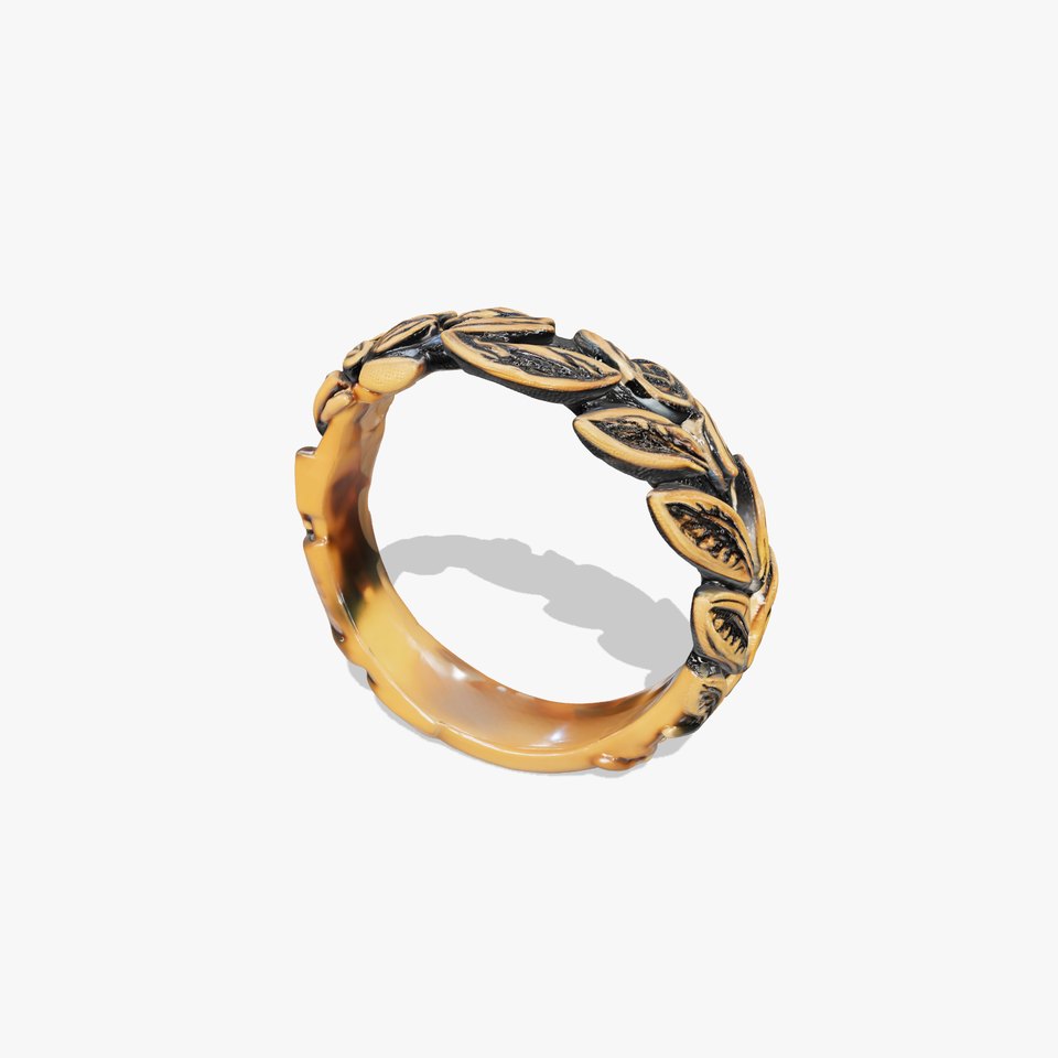 Laurel Leaf Ring Model Pack