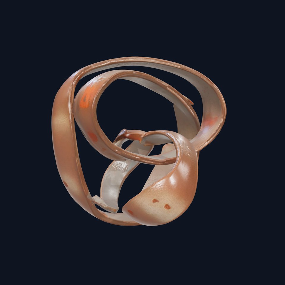 Modern Abstract Metal Sculpture Model Pack