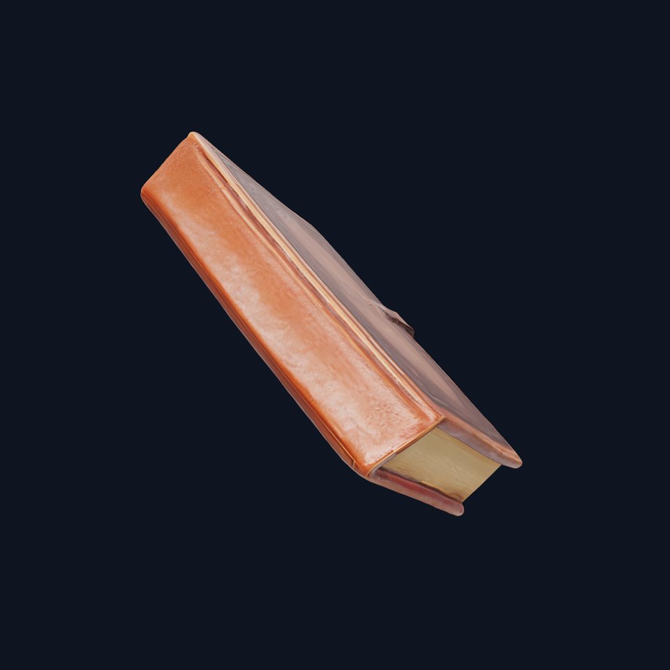 Ornate Leather Bound Journal Model Pack