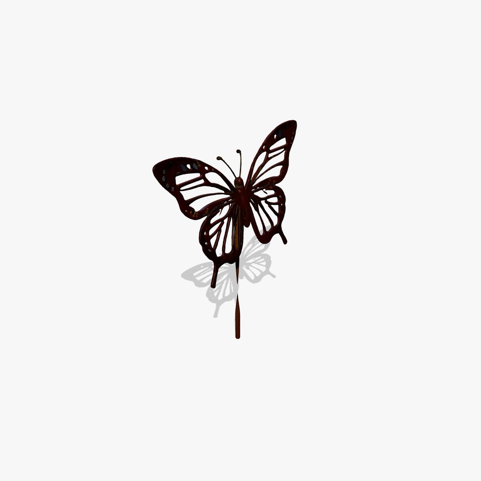 Butterfly Sculpture Model Pack