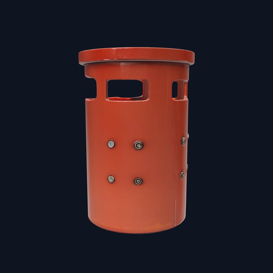 Metal Cylinder Trash Bin Model Pack for Environment Design