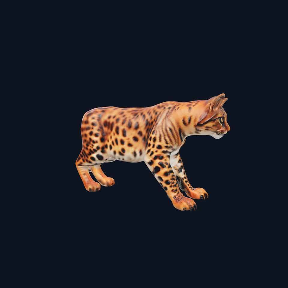 Bengal Cat Model Pack for Interactive Environments