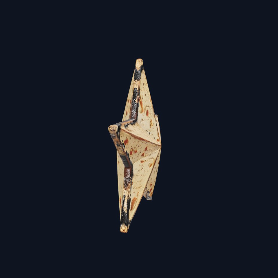 Rustic Metal Star and Twig Model Pack